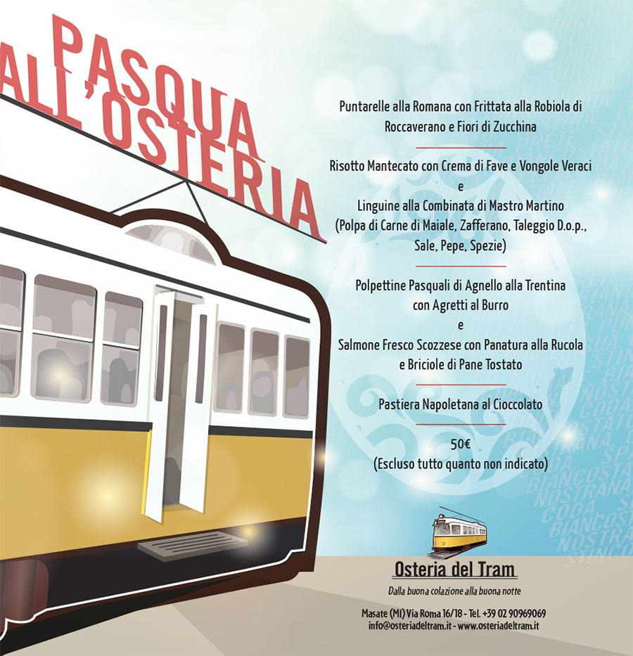 Osteria del Tram menu di Pasqua 2018