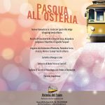 il menu di pasqua dell'Osteria del Tram